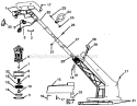 Page A Diagram and Parts List for 1214  Weed Eater Trimmer